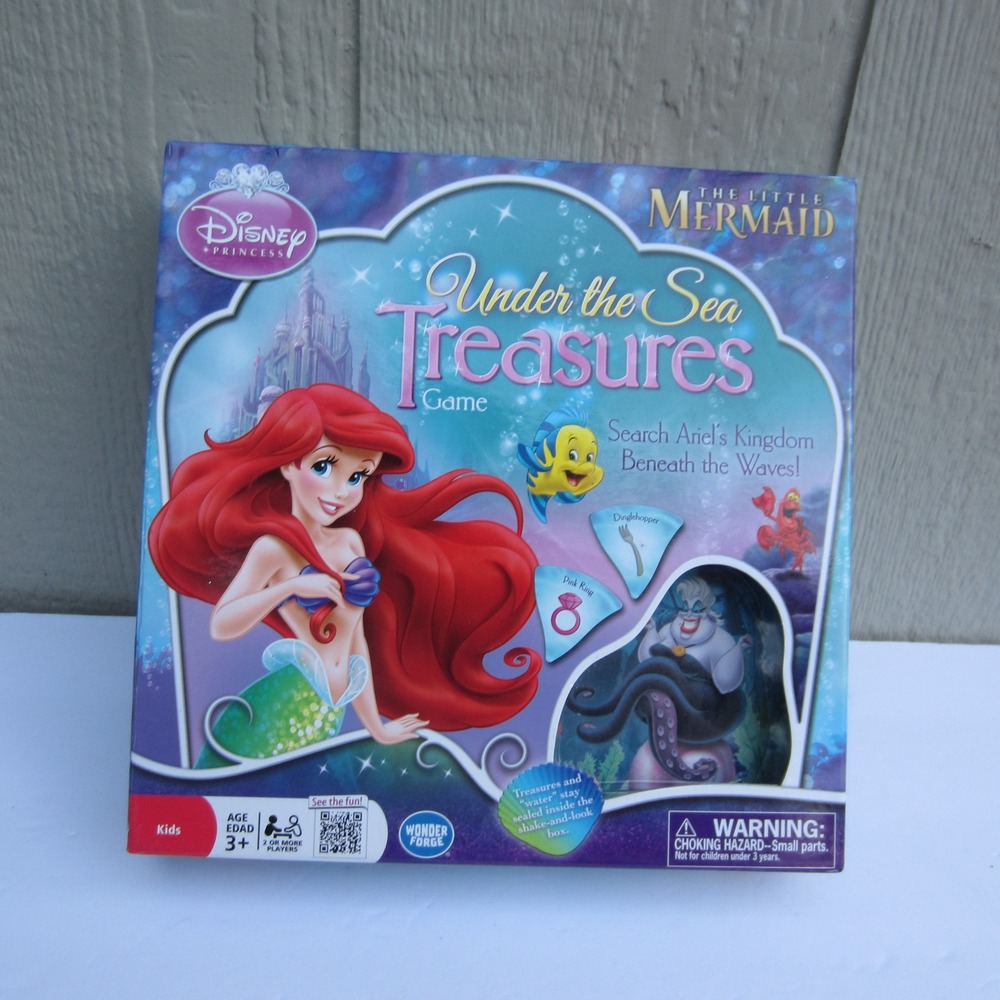 Disney Princess The Little Mermaid Under the Sea Treasures Board Game Wonder For